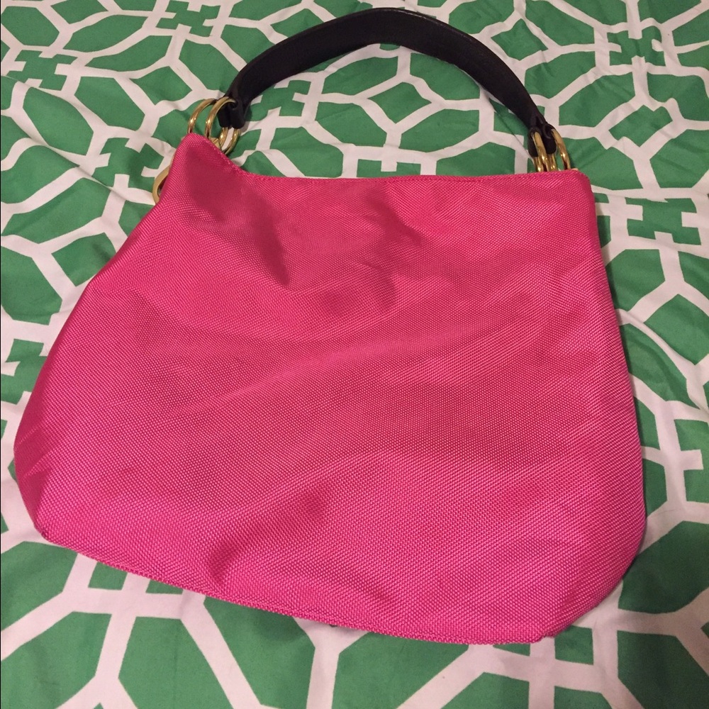 JPK Paris 75 Pink Nylon Bucket Bag